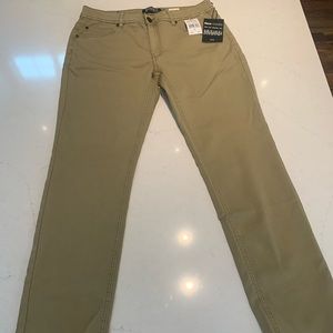 Mens Ezekiel Khaki Denim Brand New